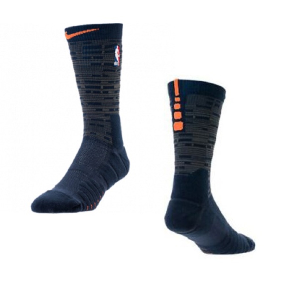 New Nike Elite Socks NBA City Edition NY Knicks L